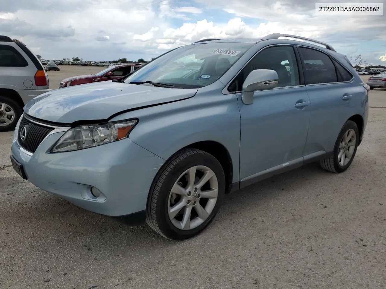 2010 Lexus Rx 350 VIN: 2T2ZK1BA5AC006862 Lot: 69126004