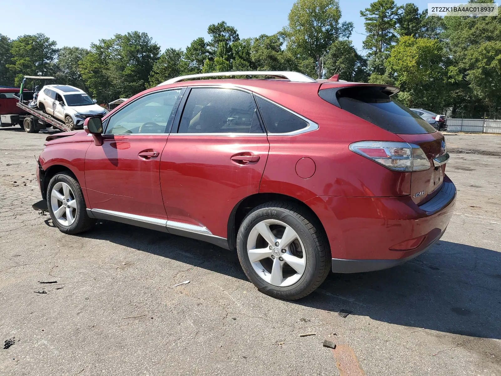 2T2ZK1BA4AC018937 2010 Lexus Rx 350