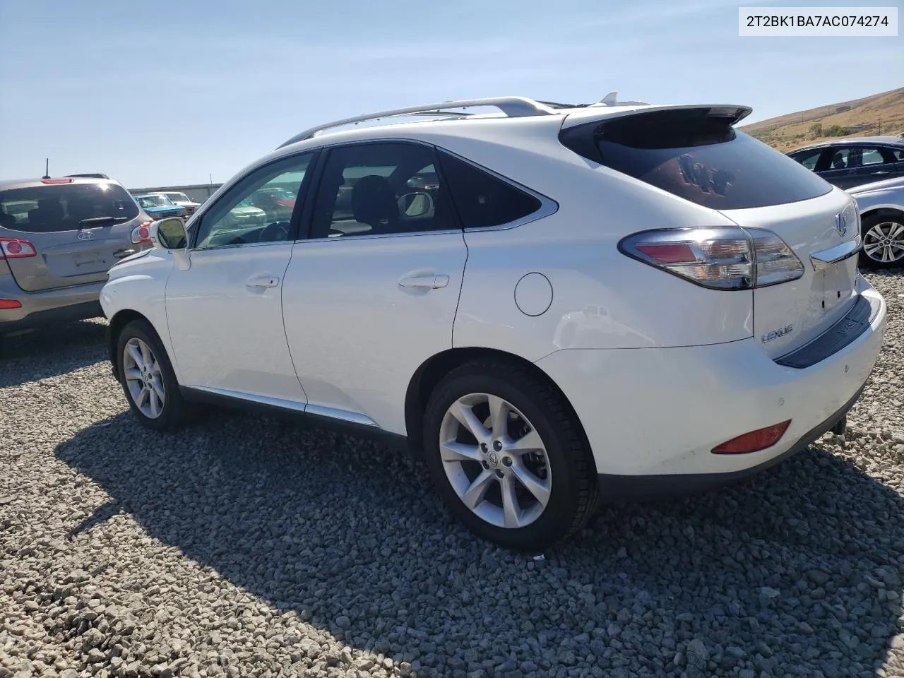 2010 Lexus Rx 350 VIN: 2T2BK1BA7AC074274 Lot: 69411084