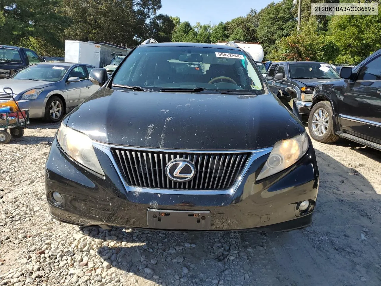 2010 Lexus Rx 350 VIN: 2T2BK1BA3AC036895 Lot: 69422064