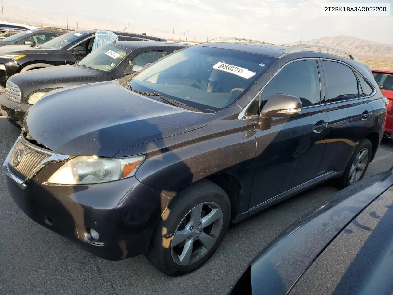 2010 Lexus Rx 350 VIN: 2T2BK1BA3AC057200 Lot: 69530214