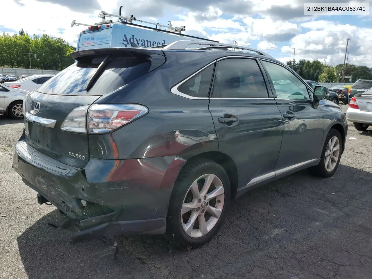 2010 Lexus Rx 350 VIN: 2T2BK1BA4AC053740 Lot: 69839244