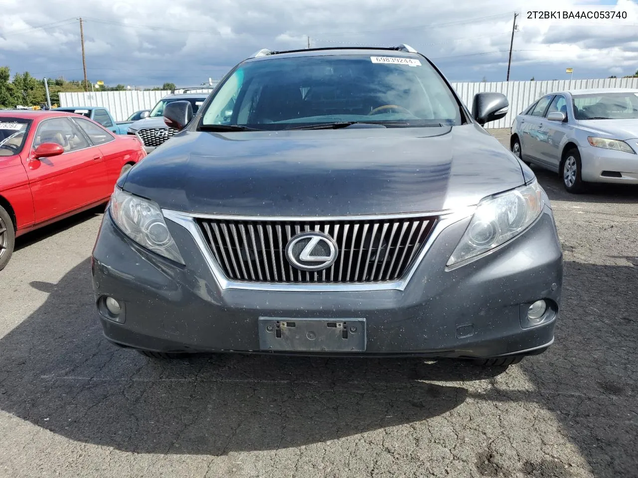 2010 Lexus Rx 350 VIN: 2T2BK1BA4AC053740 Lot: 69839244