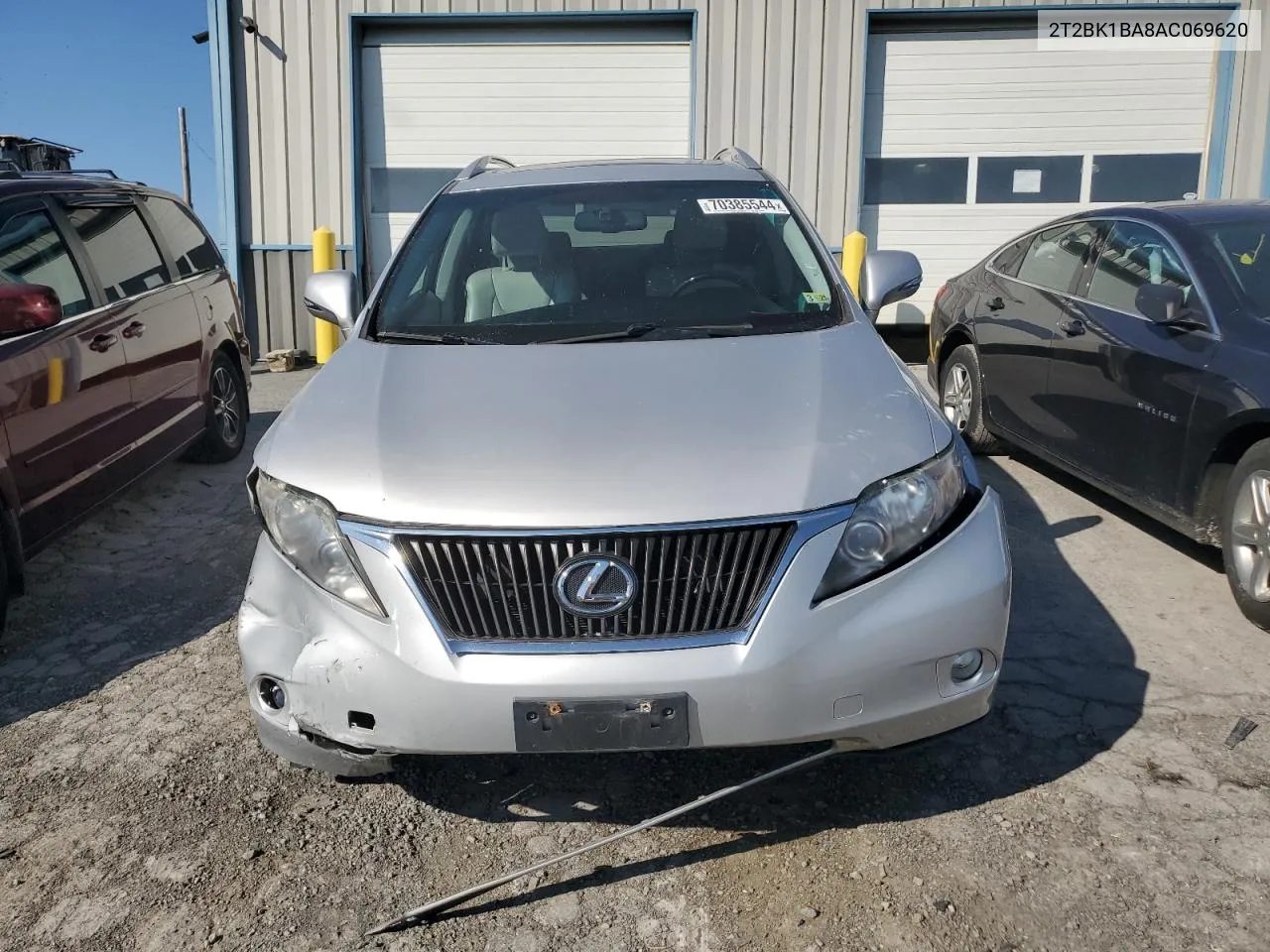 2010 Lexus Rx 350 VIN: 2T2BK1BA8AC069620 Lot: 70385544