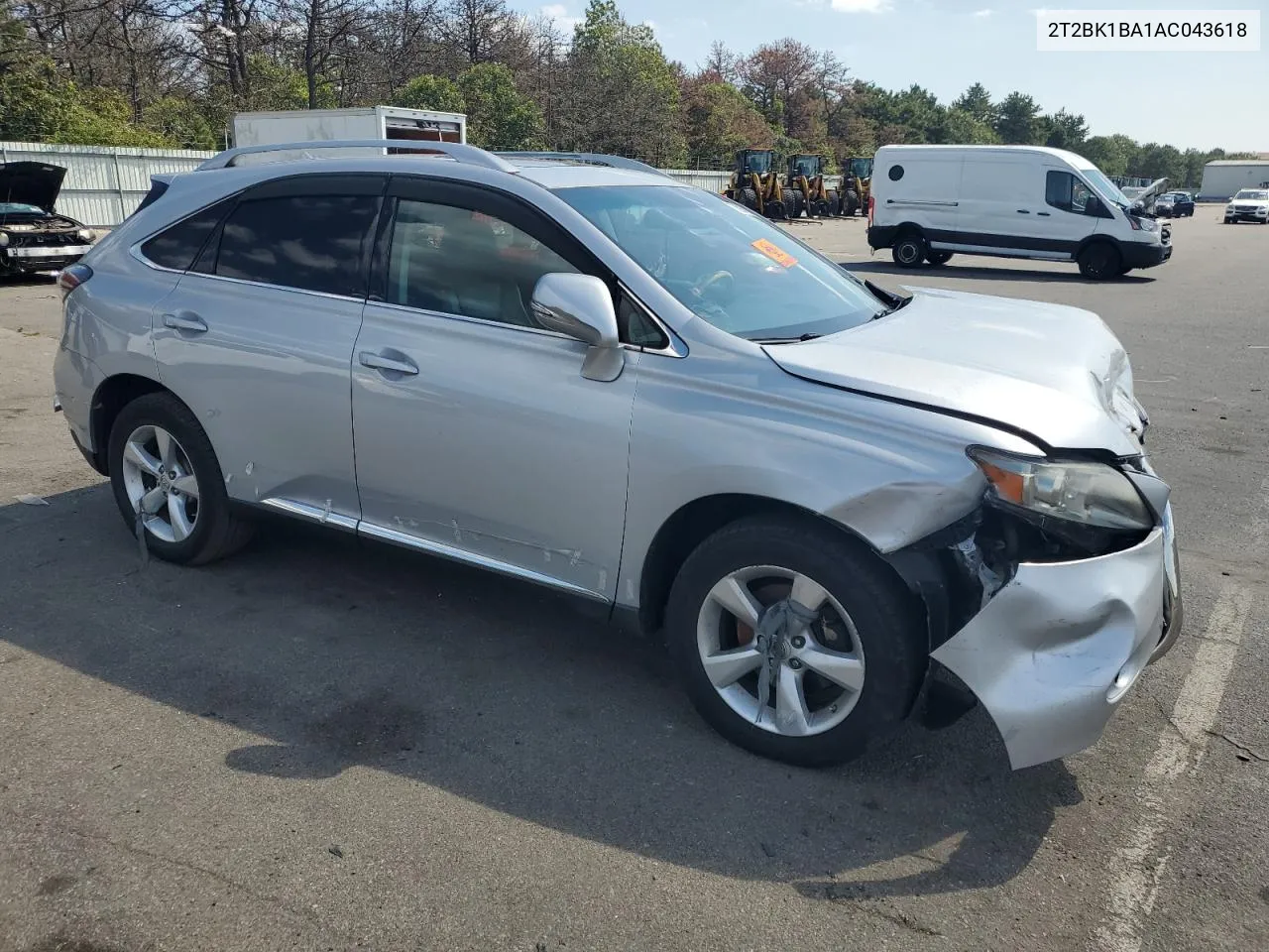 2010 Lexus Rx 350 VIN: 2T2BK1BA1AC043618 Lot: 70593184