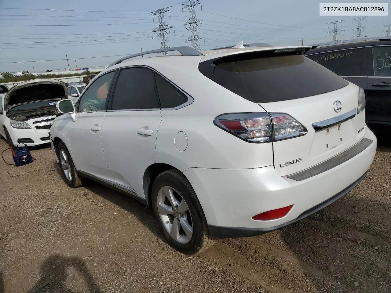 2010 Lexus Rx 350 VIN: 2T2ZK1BA8AC012896 Lot: 70784694