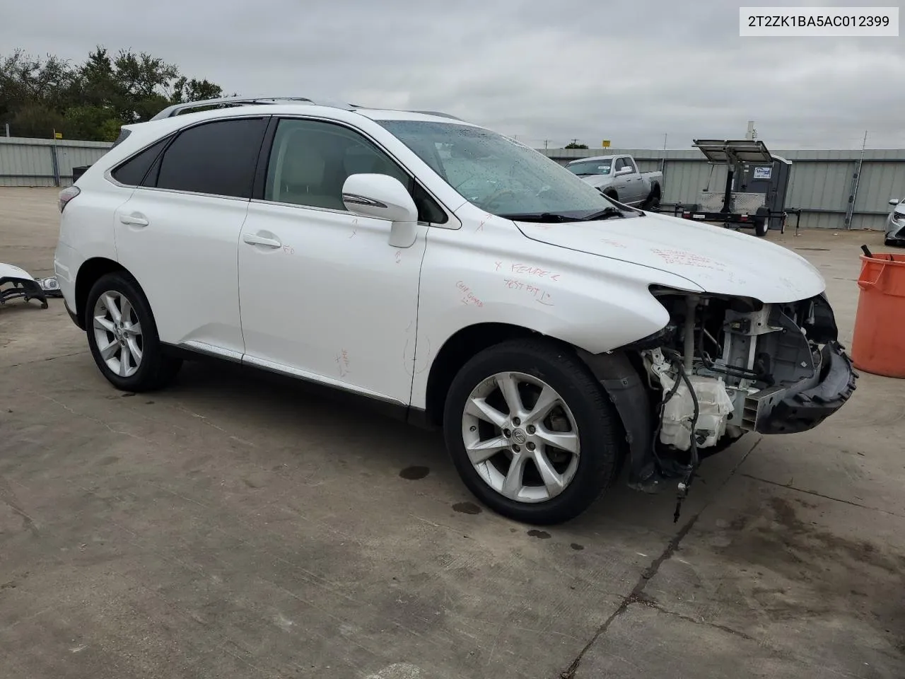 2010 Lexus Rx 350 VIN: 2T2ZK1BA5AC012399 Lot: 70862494