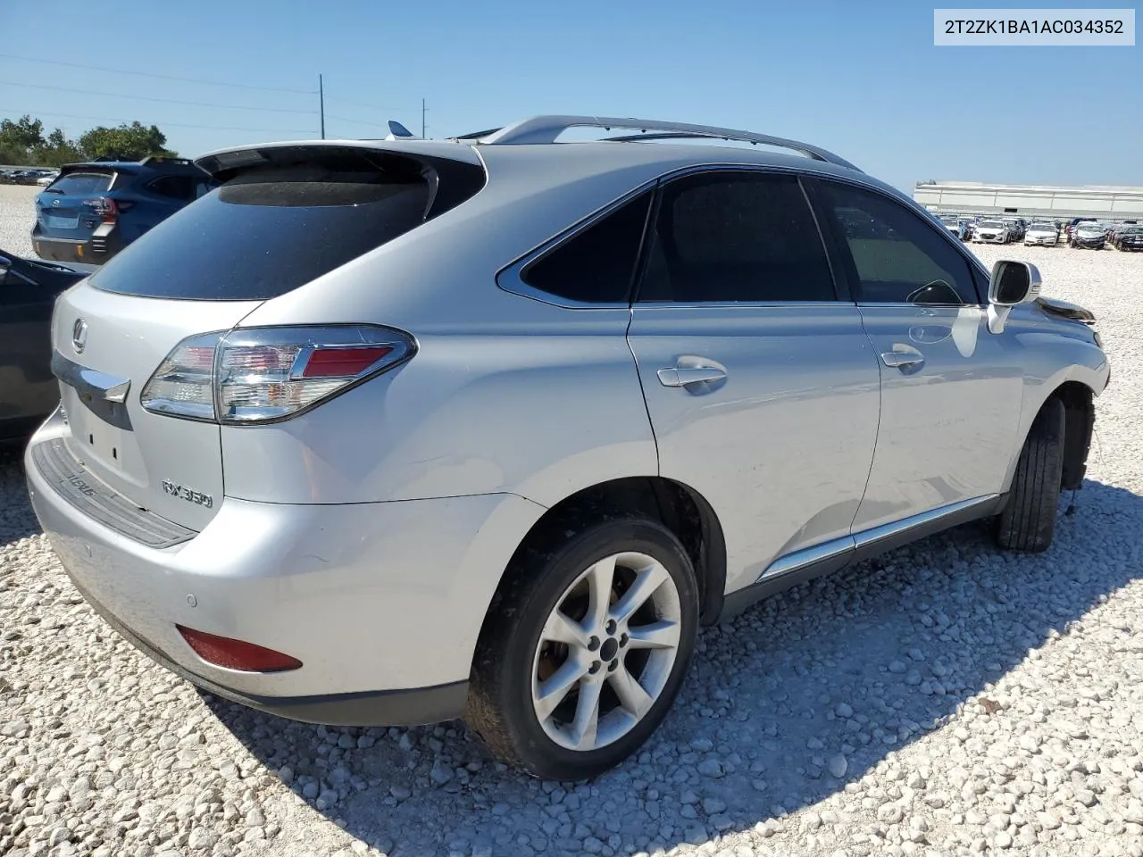 2010 Lexus Rx 350 VIN: 2T2ZK1BA1AC034352 Lot: 71120824