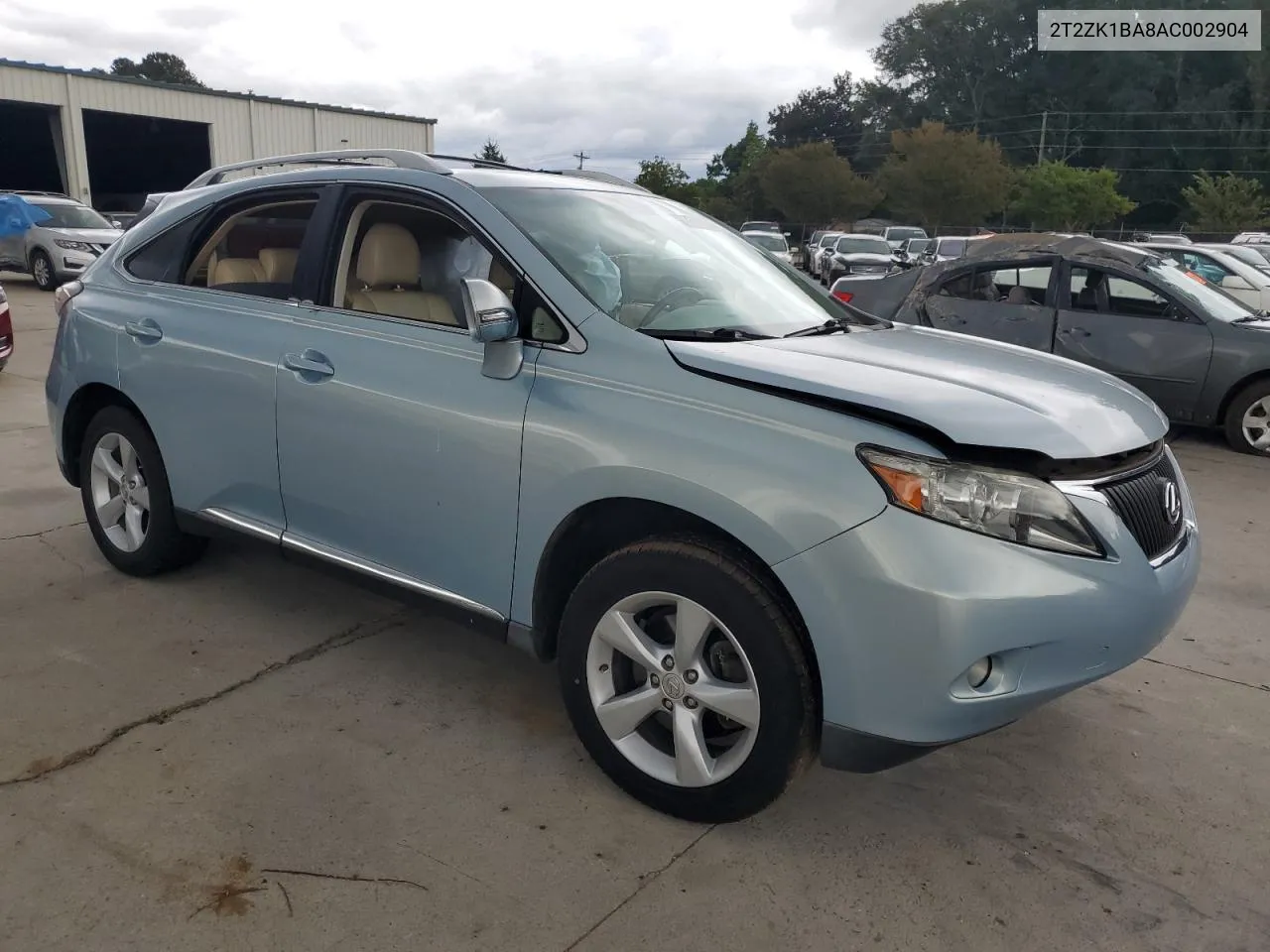 2010 Lexus Rx 350 VIN: 2T2ZK1BA8AC002904 Lot: 71522304