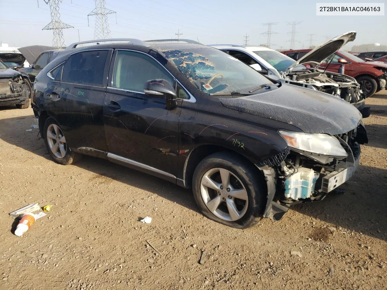 2010 Lexus Rx 350 VIN: 2T2BK1BA1AC046163 Lot: 71541964