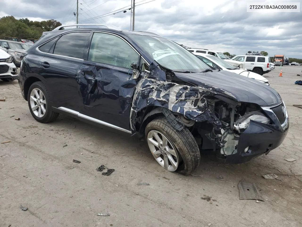 2010 Lexus Rx 350 VIN: 2T2ZK1BA3AC008058 Lot: 71647994