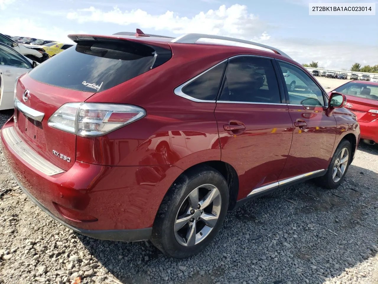 2010 Lexus Rx 350 VIN: 2T2BK1BA1AC023014 Lot: 71648224