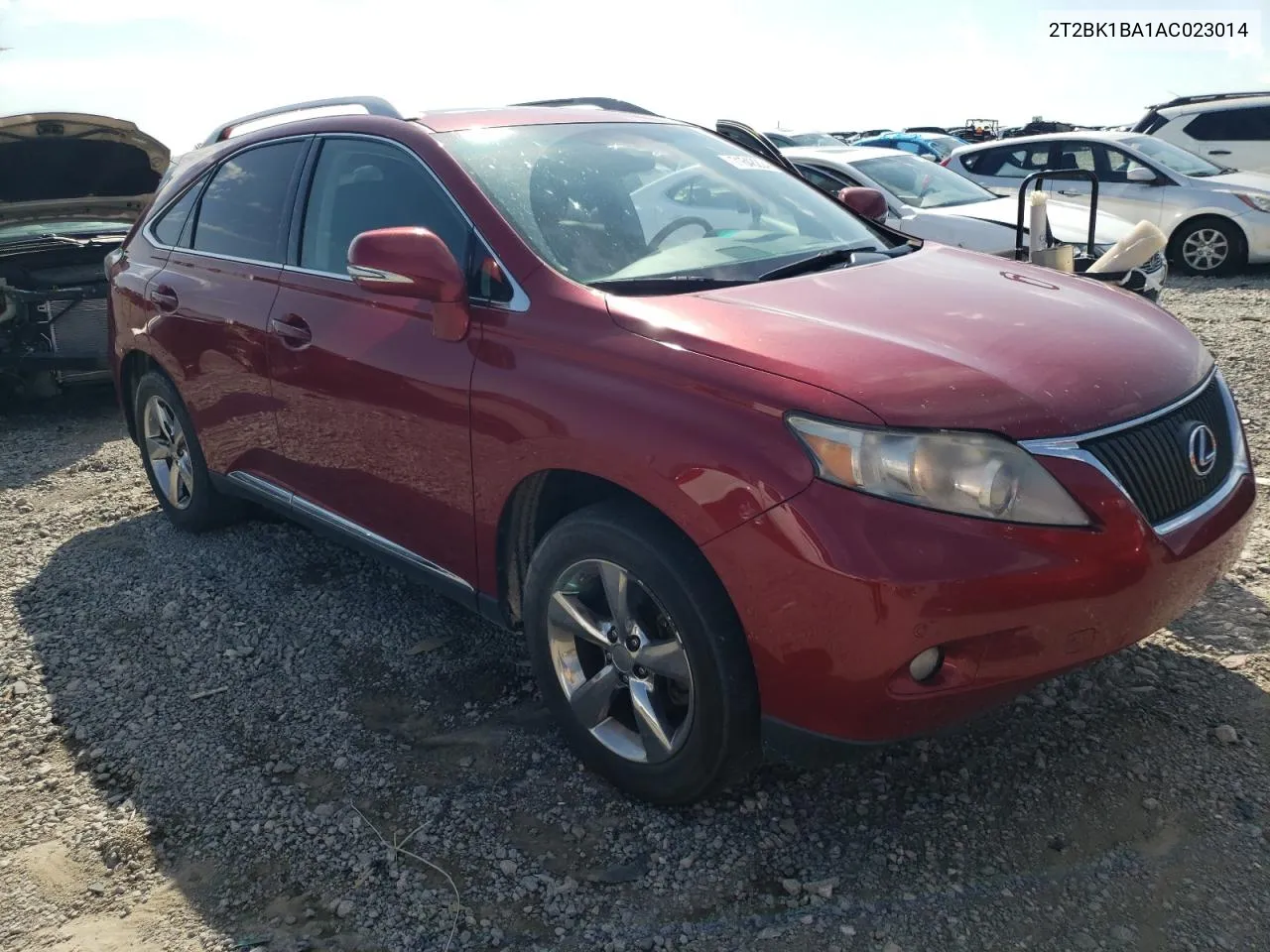 2010 Lexus Rx 350 VIN: 2T2BK1BA1AC023014 Lot: 71648224