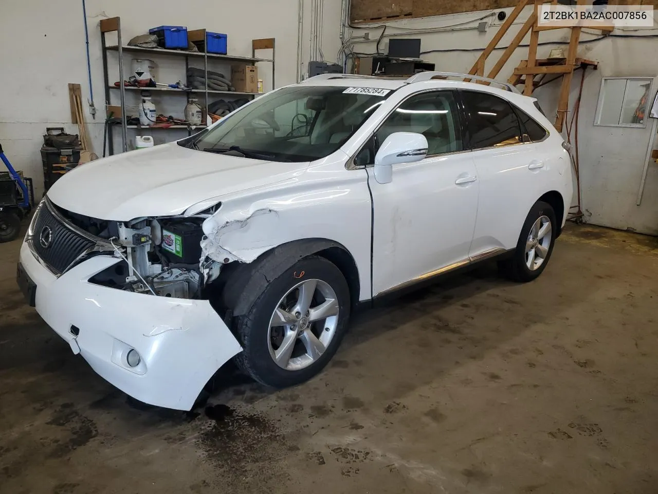 2010 Lexus Rx 350 VIN: 2T2BK1BA2AC007856 Lot: 71785284