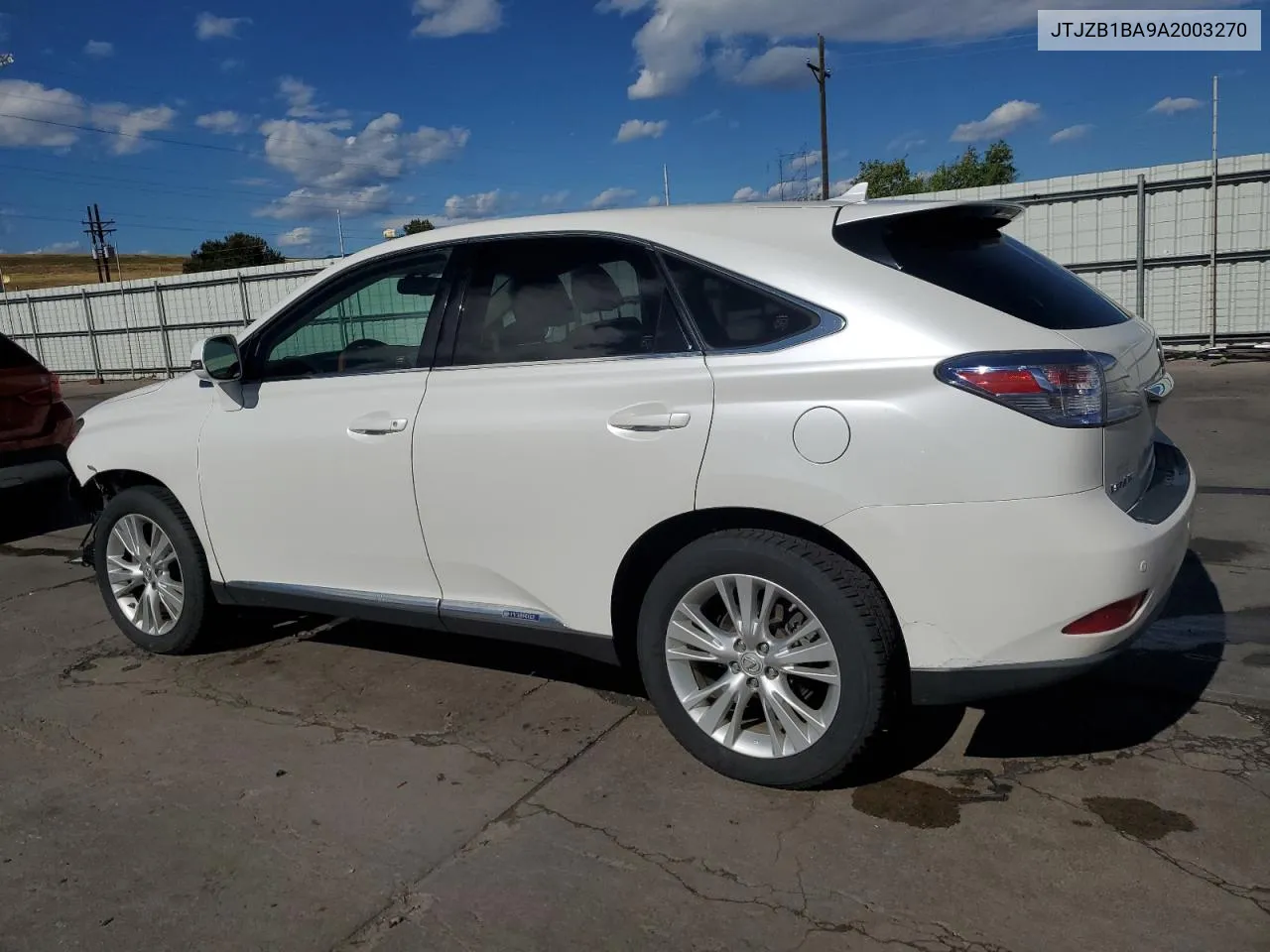 2010 Lexus Rx 450H VIN: JTJZB1BA9A2003270 Lot: 71841254