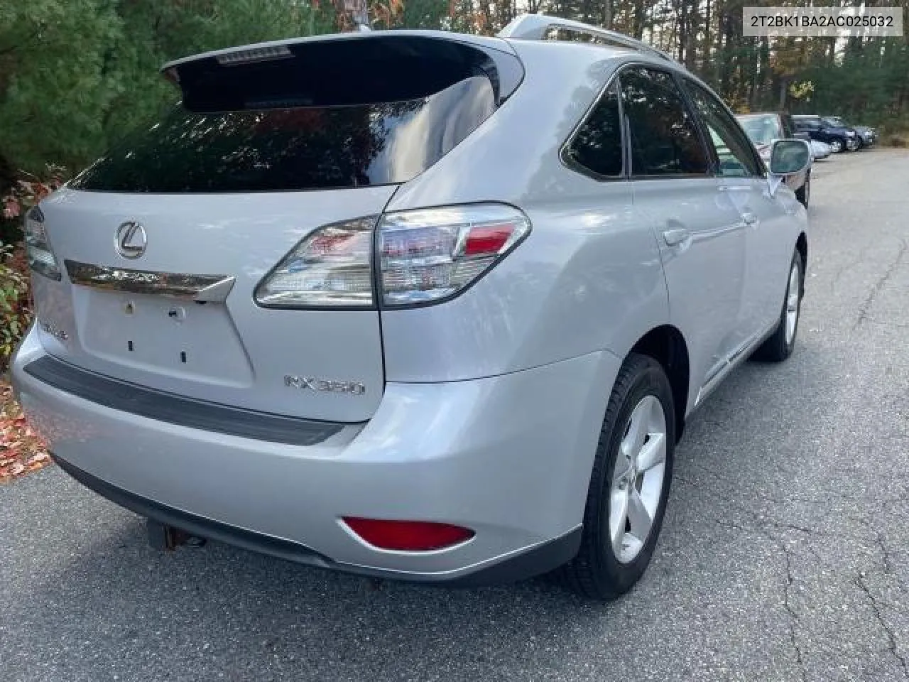 2010 Lexus Rx 350 VIN: 2T2BK1BA2AC025032 Lot: 72153164