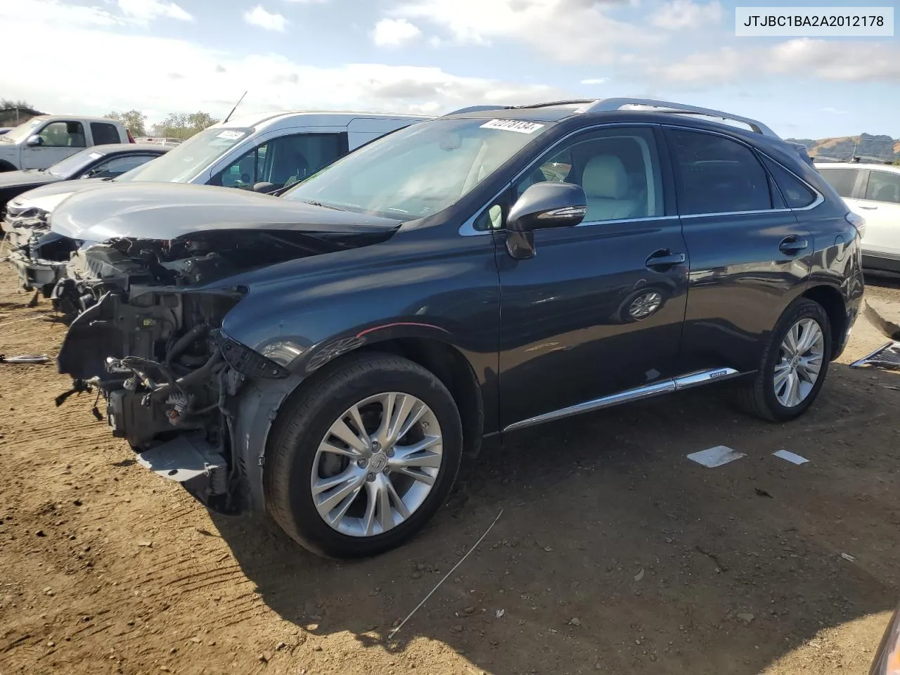 2010 Lexus Rx 450H VIN: JTJBC1BA2A2012178 Lot: 72278134