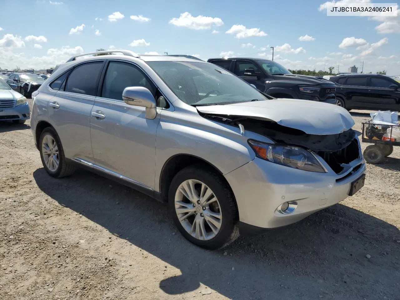 JTJBC1BA3A2406241 2010 Lexus Rx 450H