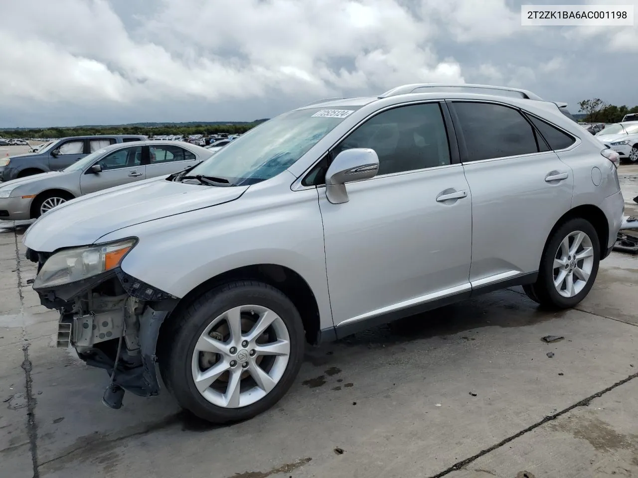 2010 Lexus Rx 350 VIN: 2T2ZK1BA6AC001198 Lot: 72525124