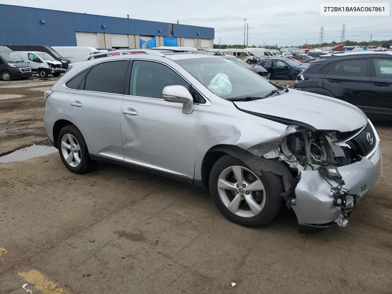 2010 Lexus Rx 350 VIN: 2T2BK1BA9AC067861 Lot: 72914444