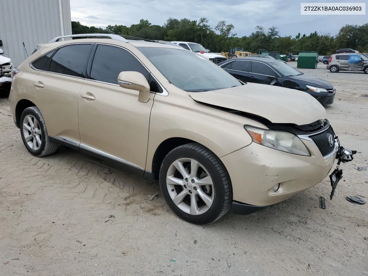 2010 Lexus Rx 350 VIN: 2T2ZK1BA0AC036903 Lot: 72993824