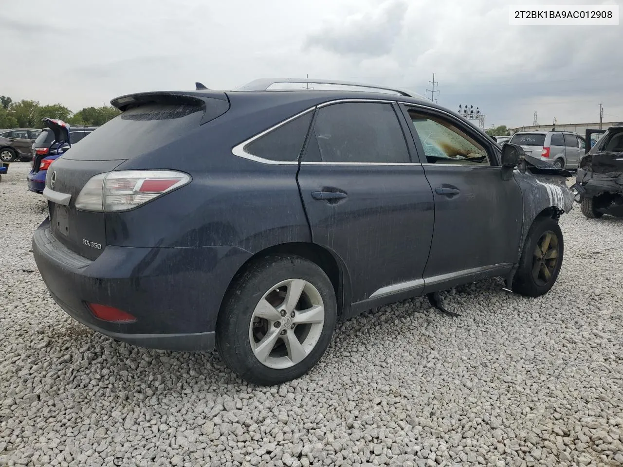 2010 Lexus Rx 350 VIN: 2T2BK1BA9AC012908 Lot: 72999654