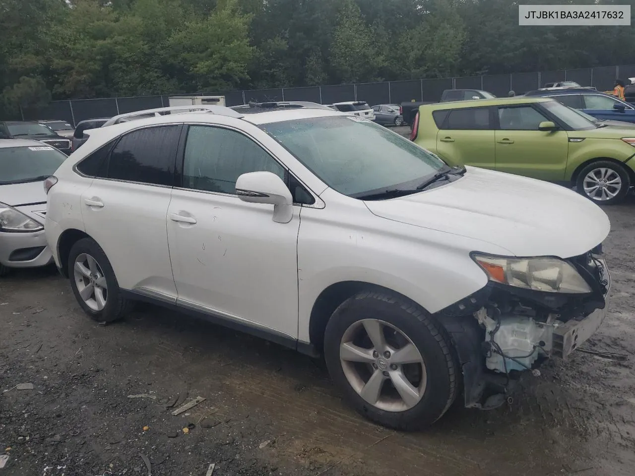 2010 Lexus Rx 350 VIN: JTJBK1BA3A2417632 Lot: 73192444