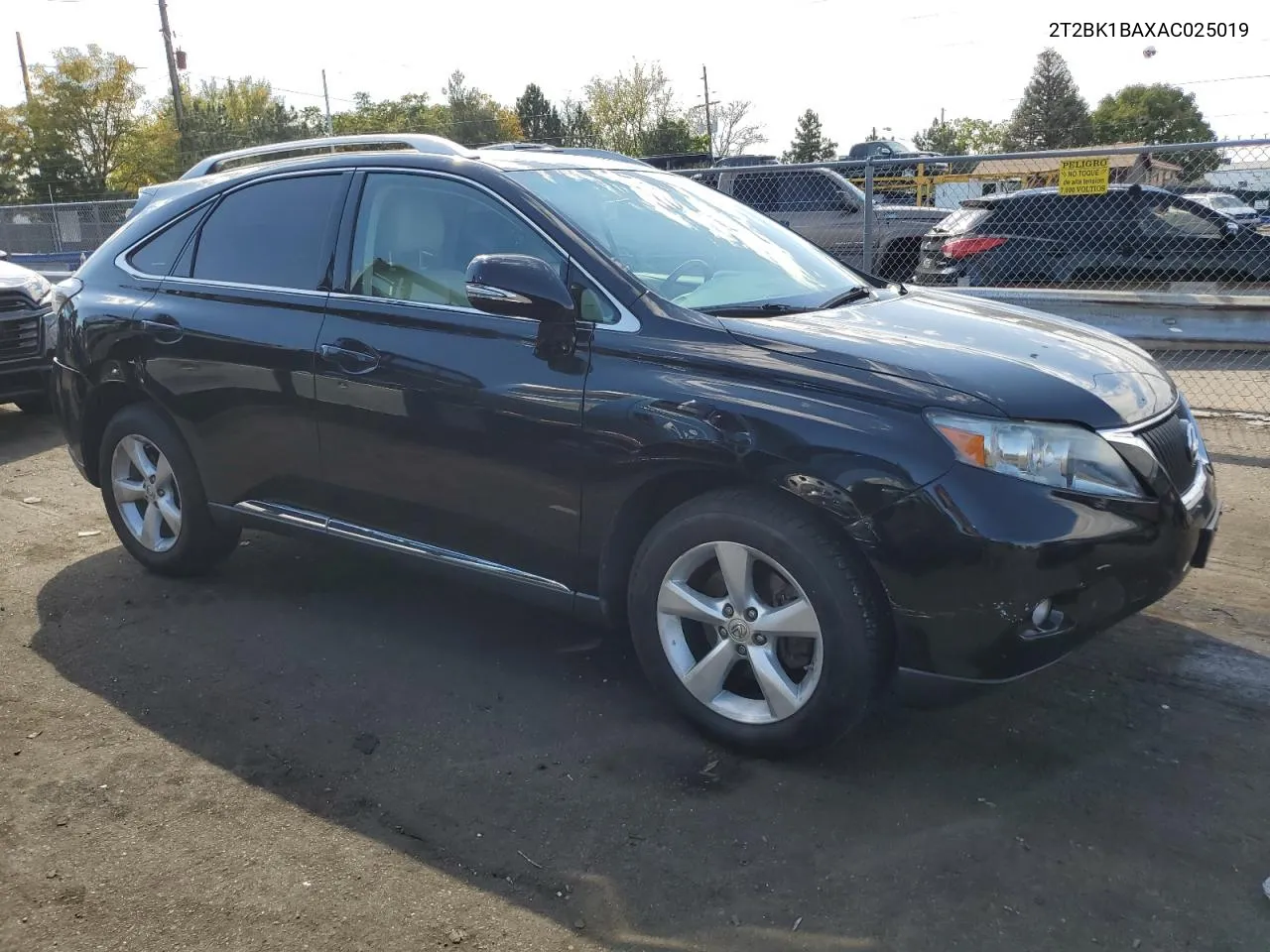 2010 Lexus Rx 350 VIN: 2T2BK1BAXAC025019 Lot: 73431654