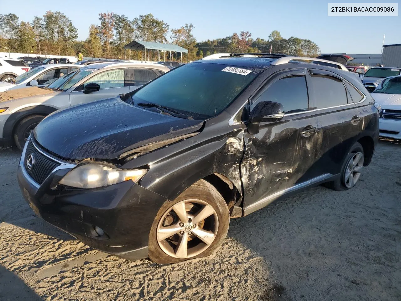 2010 Lexus Rx 350 VIN: 2T2BK1BA0AC009086 Lot: 73455184