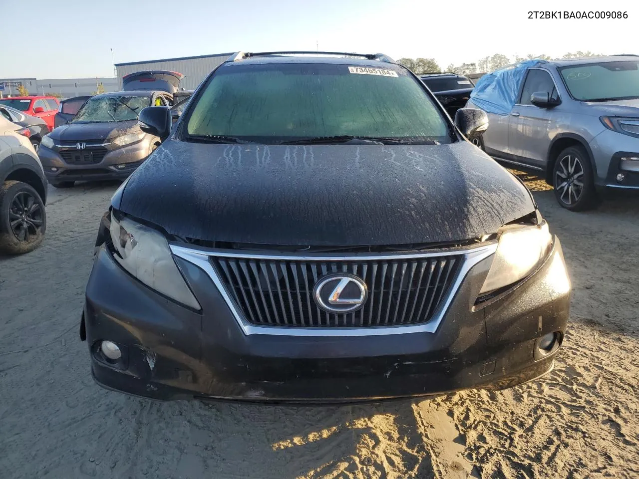 2010 Lexus Rx 350 VIN: 2T2BK1BA0AC009086 Lot: 73455184