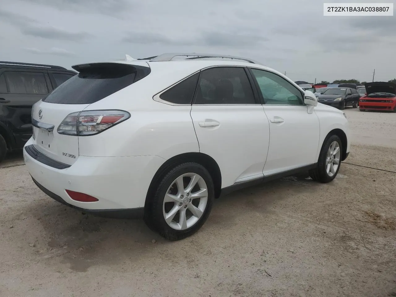 2010 Lexus Rx 350 VIN: 2T2ZK1BA3AC038807 Lot: 73703964