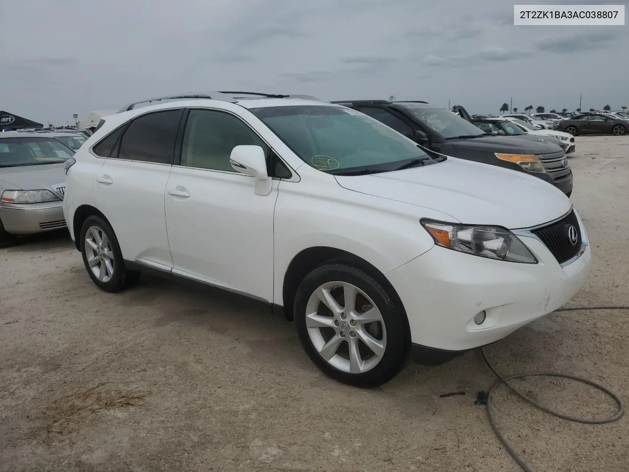 2010 Lexus Rx 350 VIN: 2T2ZK1BA3AC038807 Lot: 73703964