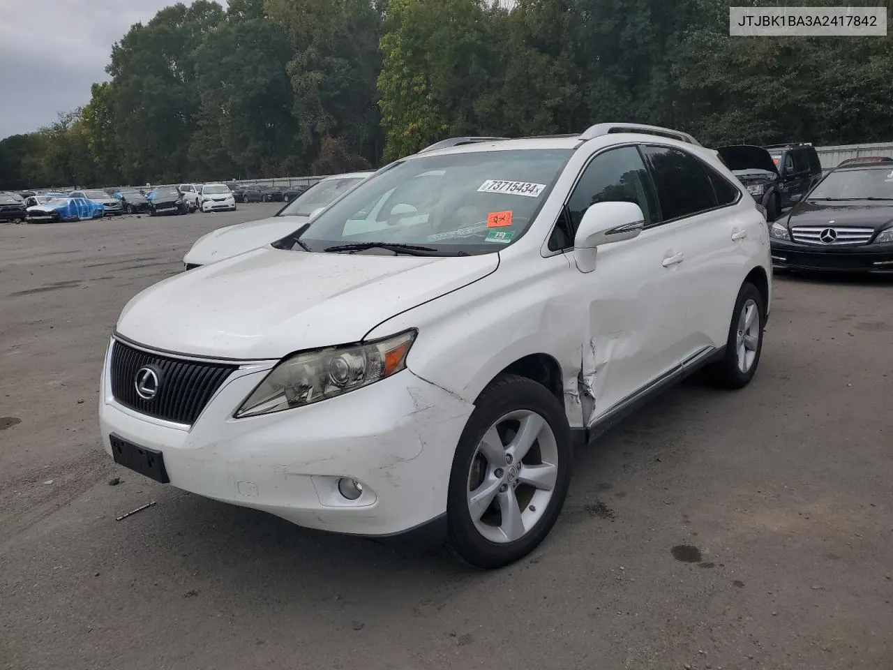 JTJBK1BA3A2417842 2010 Lexus Rx 350