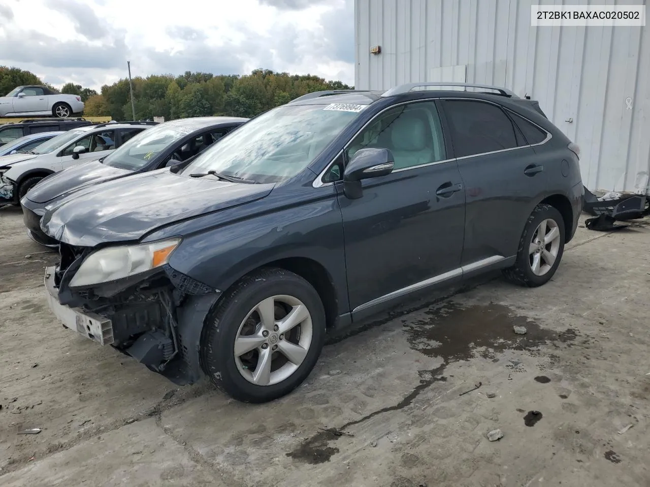 2010 Lexus Rx 350 VIN: 2T2BK1BAXAC020502 Lot: 73769984