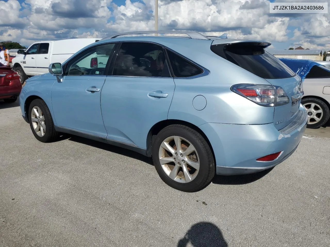 2010 Lexus Rx 350 VIN: JTJZK1BA2A2403686 Lot: 73927874