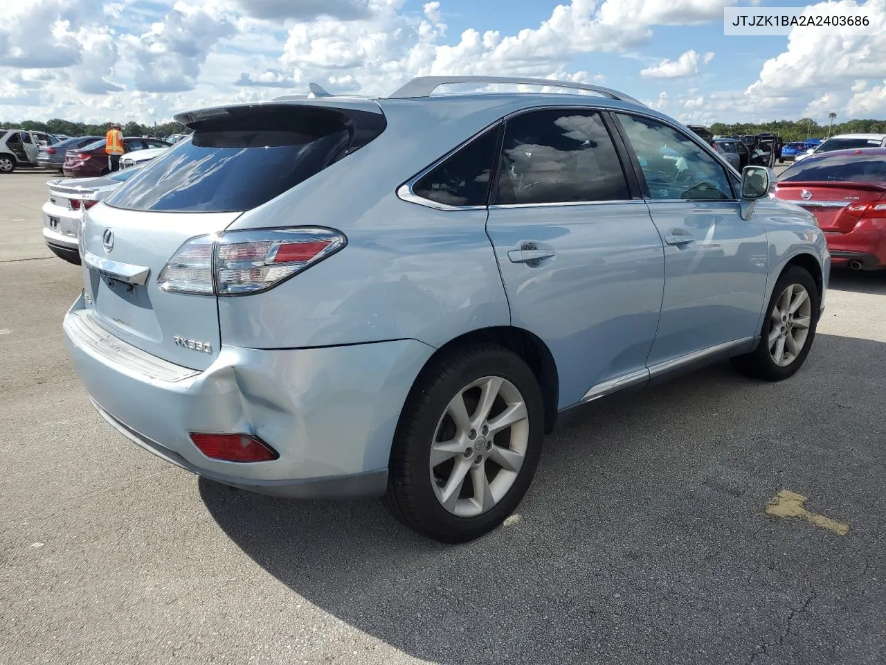 2010 Lexus Rx 350 VIN: JTJZK1BA2A2403686 Lot: 73927874