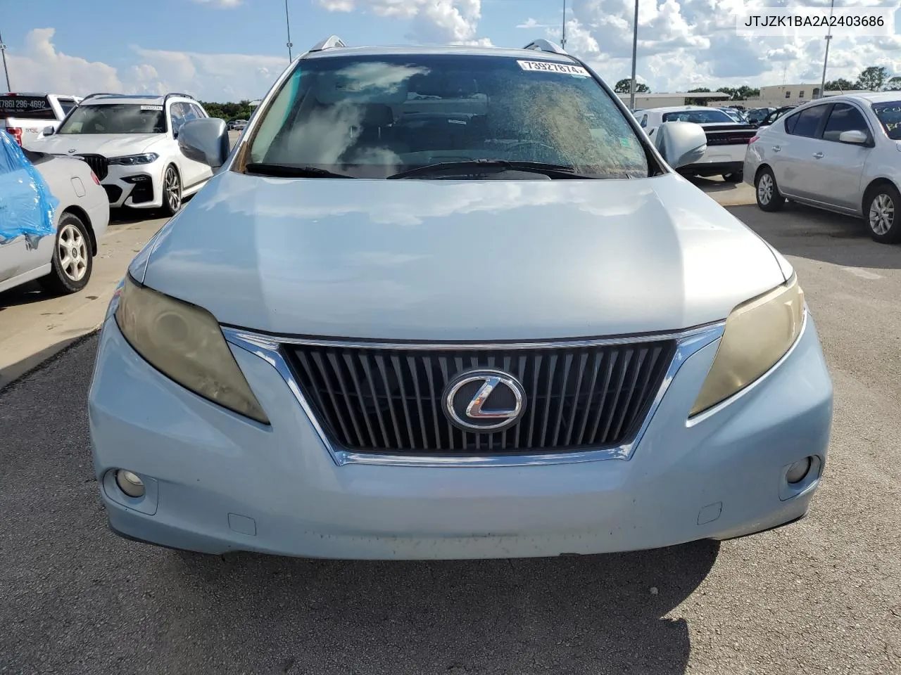 2010 Lexus Rx 350 VIN: JTJZK1BA2A2403686 Lot: 73927874