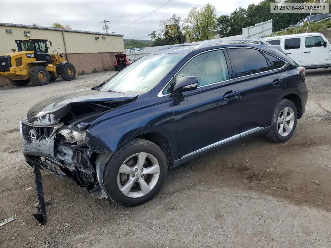 2010 Lexus Rx 350 VIN: 2T2BK1BA8AC038819 Lot: 73959224