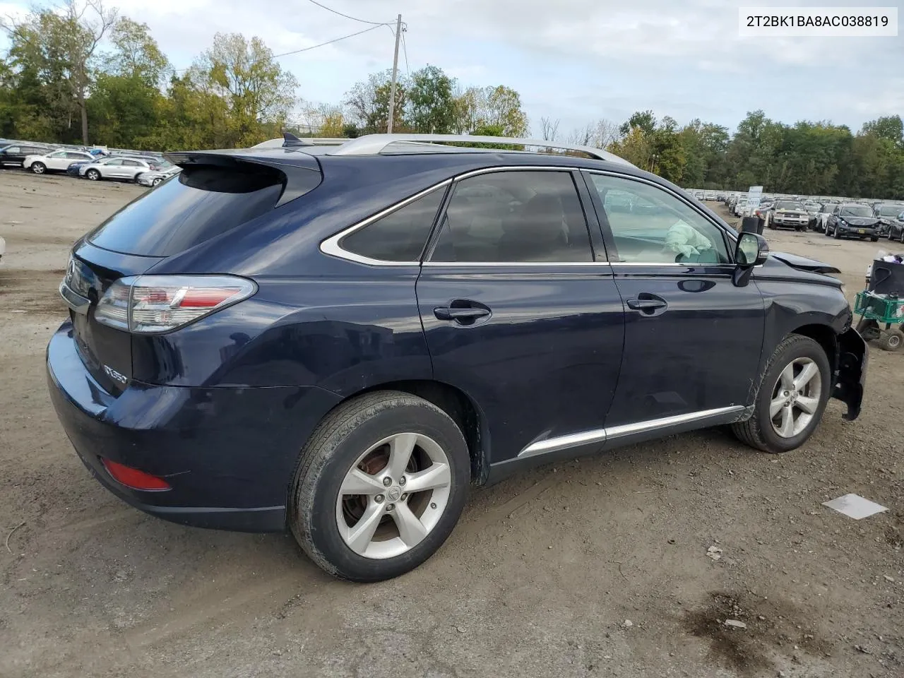 2010 Lexus Rx 350 VIN: 2T2BK1BA8AC038819 Lot: 73959224