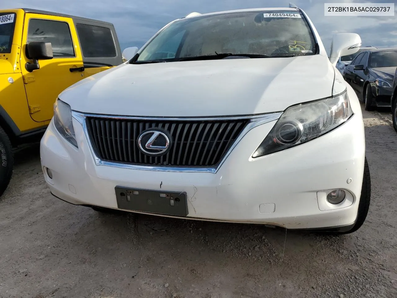 2010 Lexus Rx 350 VIN: 2T2BK1BA5AC029737 Lot: 74049464