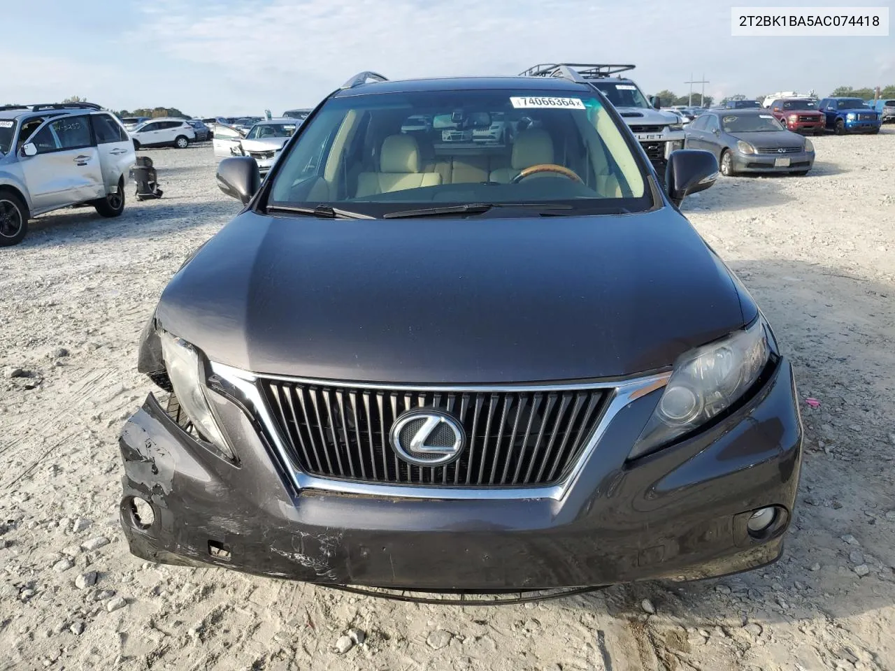 2T2BK1BA5AC074418 2010 Lexus Rx 350