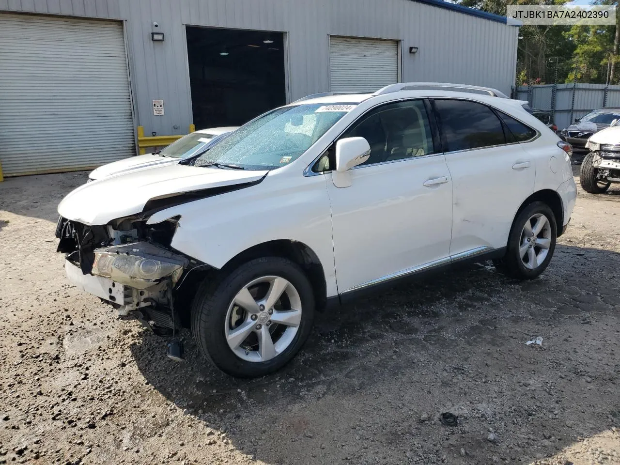 2010 Lexus Rx 350 VIN: JTJBK1BA7A2402390 Lot: 74090024