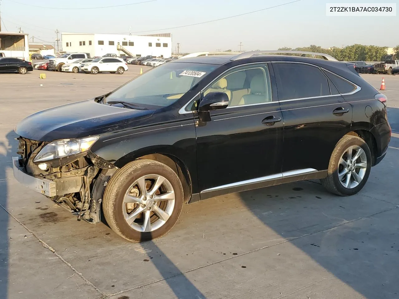 2010 Lexus Rx 350 VIN: 2T2ZK1BA7AC034730 Lot: 74120504