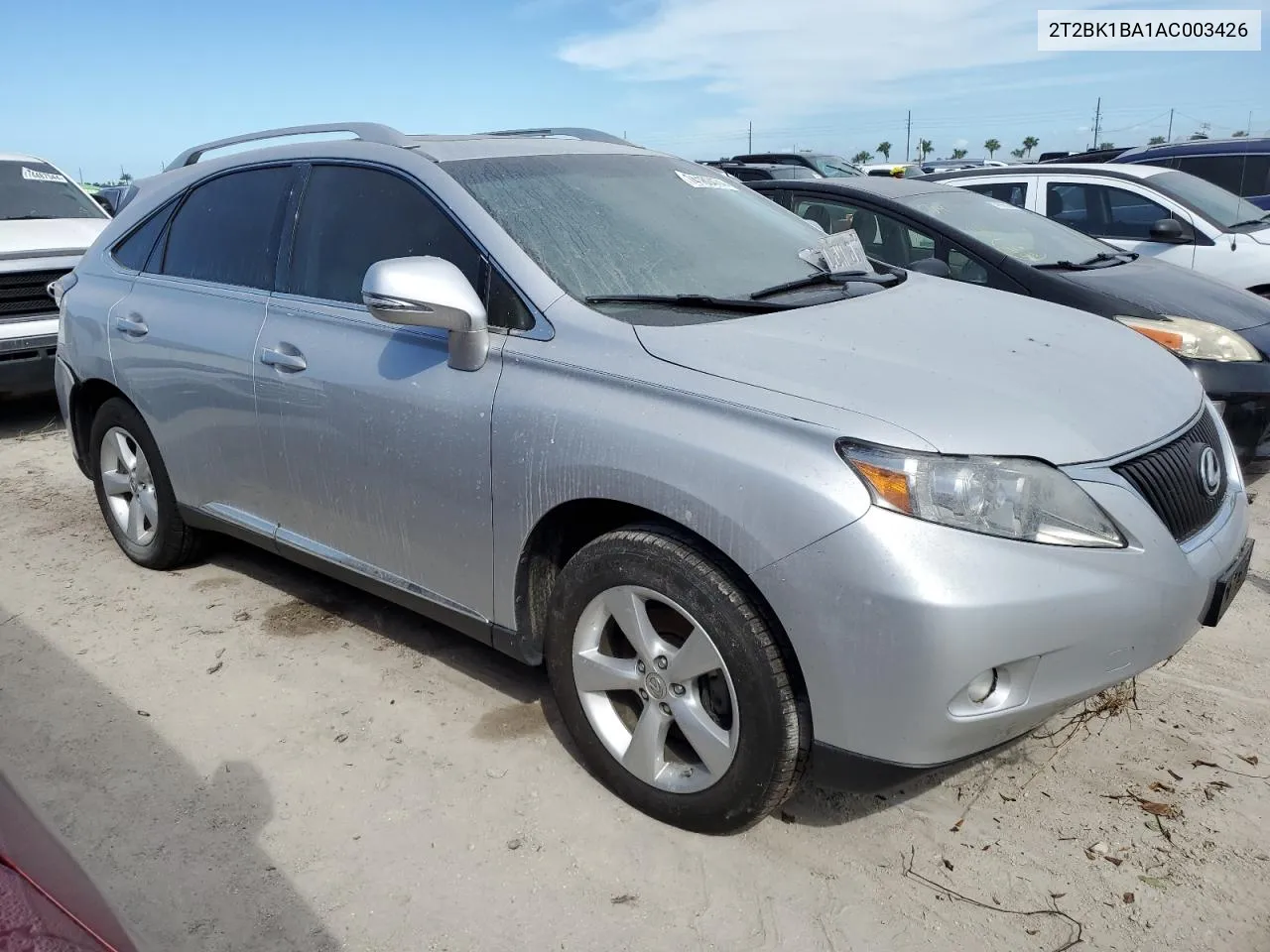 2010 Lexus Rx 350 VIN: 2T2BK1BA1AC003426 Lot: 74180474