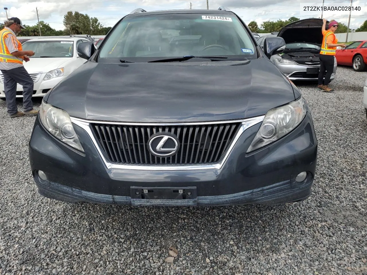 2010 Lexus Rx 350 VIN: 2T2ZK1BA0AC028140 Lot: 74231424