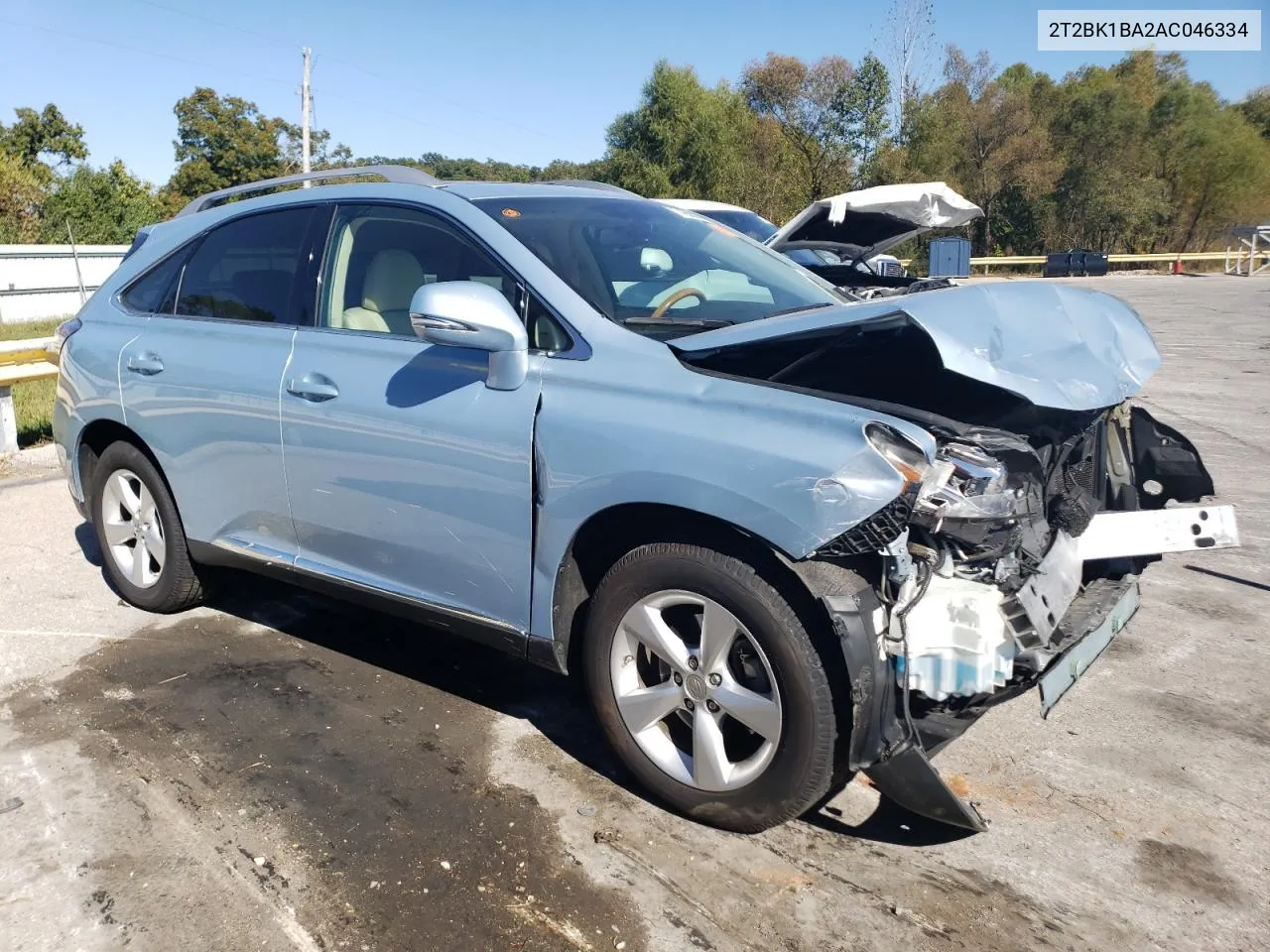 2010 Lexus Rx 350 VIN: 2T2BK1BA2AC046334 Lot: 74368064