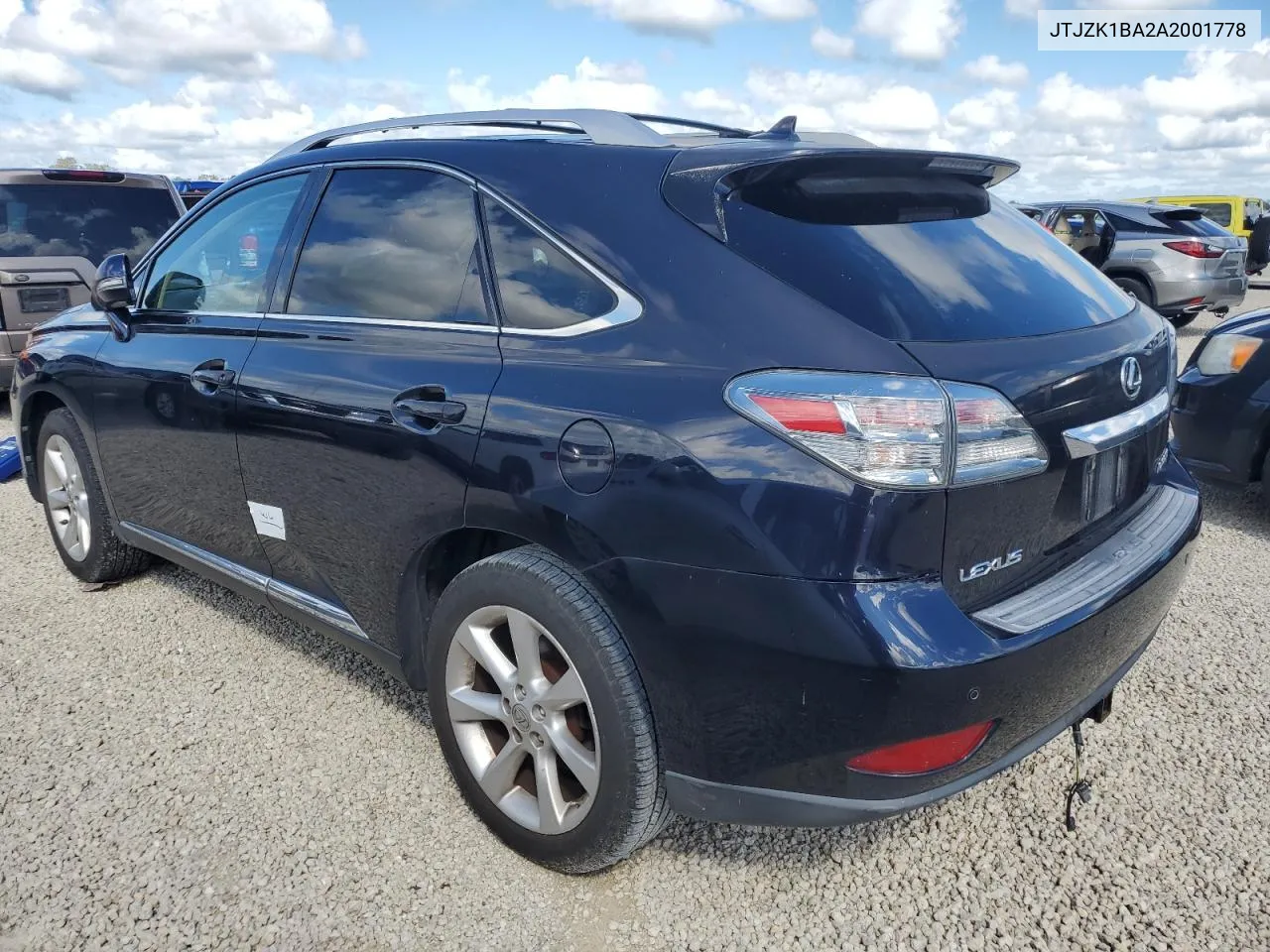 2010 Lexus Rx 350 VIN: JTJZK1BA2A2001778 Lot: 74553424