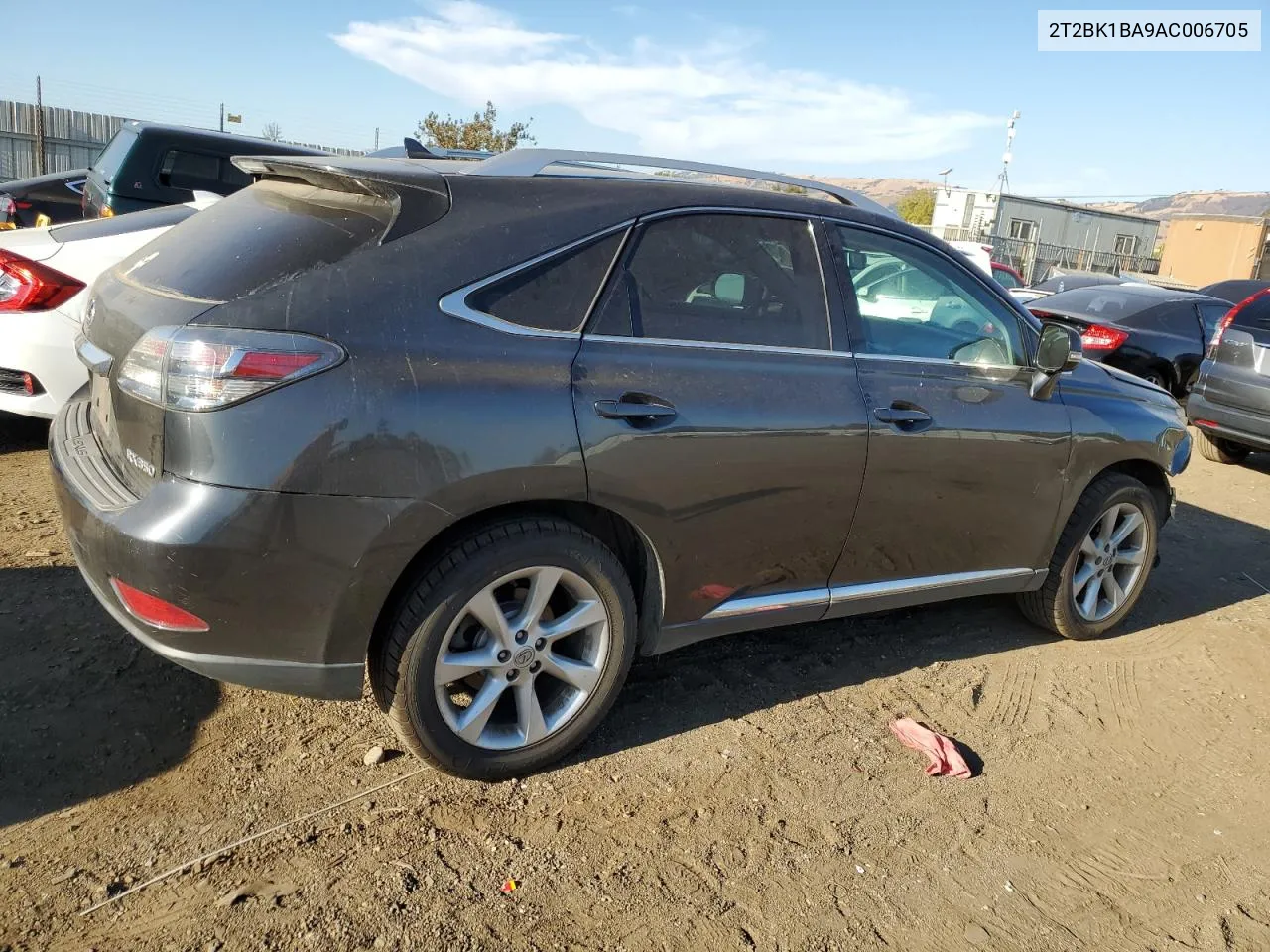 2010 Lexus Rx 350 VIN: 2T2BK1BA9AC006705 Lot: 74660034