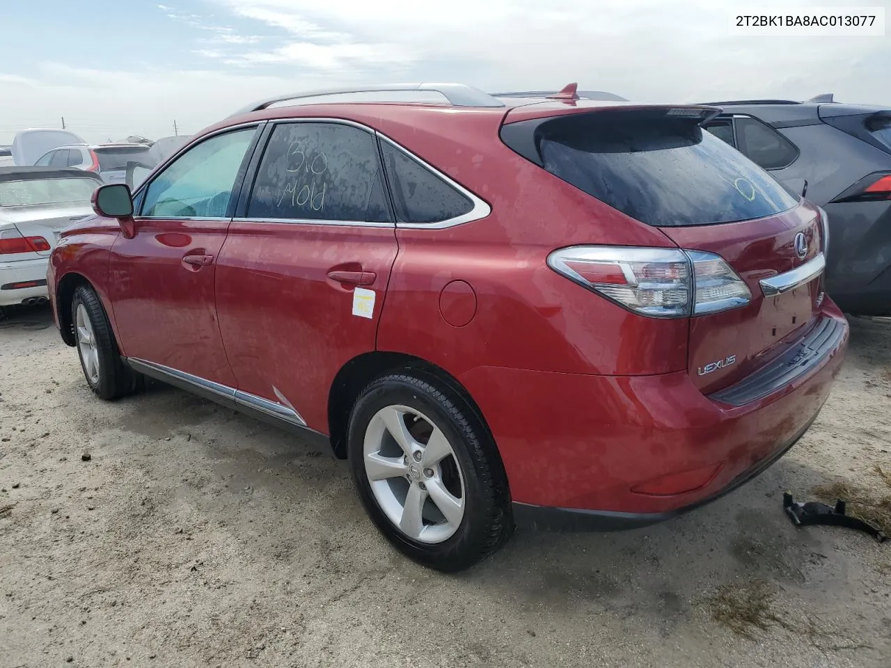 2010 Lexus Rx 350 VIN: 2T2BK1BA8AC013077 Lot: 74719144