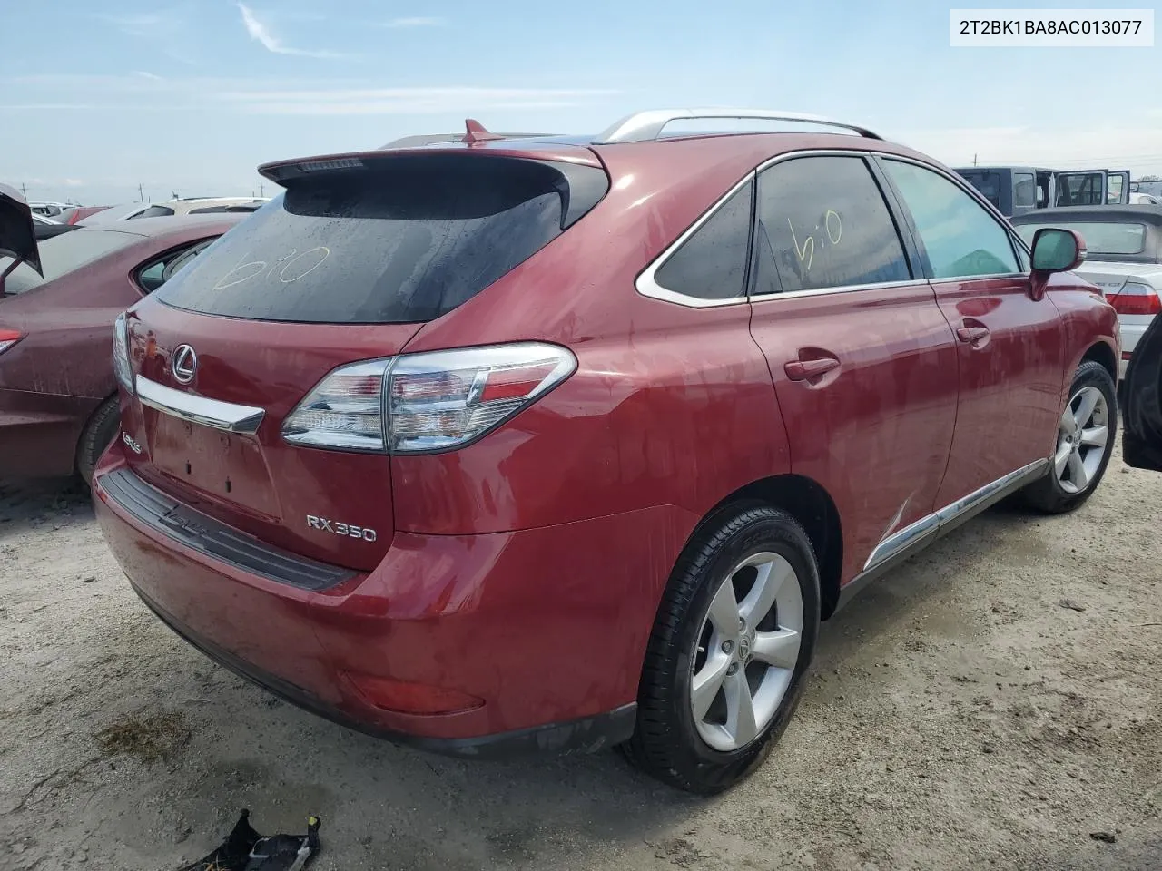 2010 Lexus Rx 350 VIN: 2T2BK1BA8AC013077 Lot: 74719144